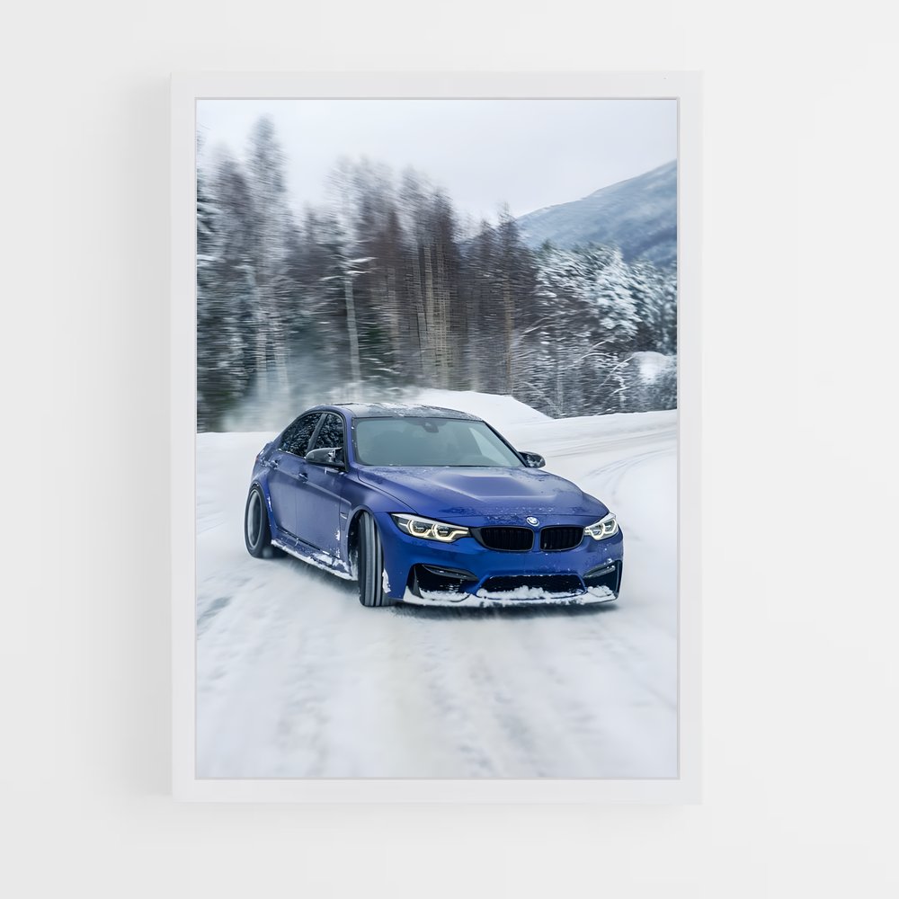 Poster Glisse Éphémère – affiche BMW (vue 3)